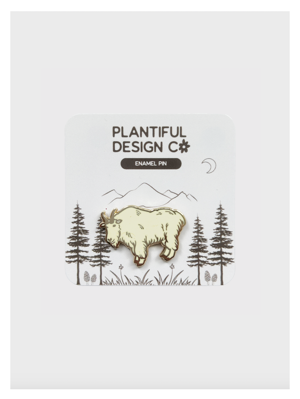 Mountain Goat Enamel Pin