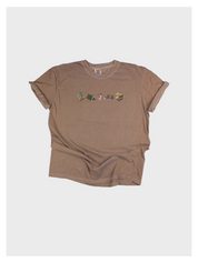 Camping Embroidered Tshirt