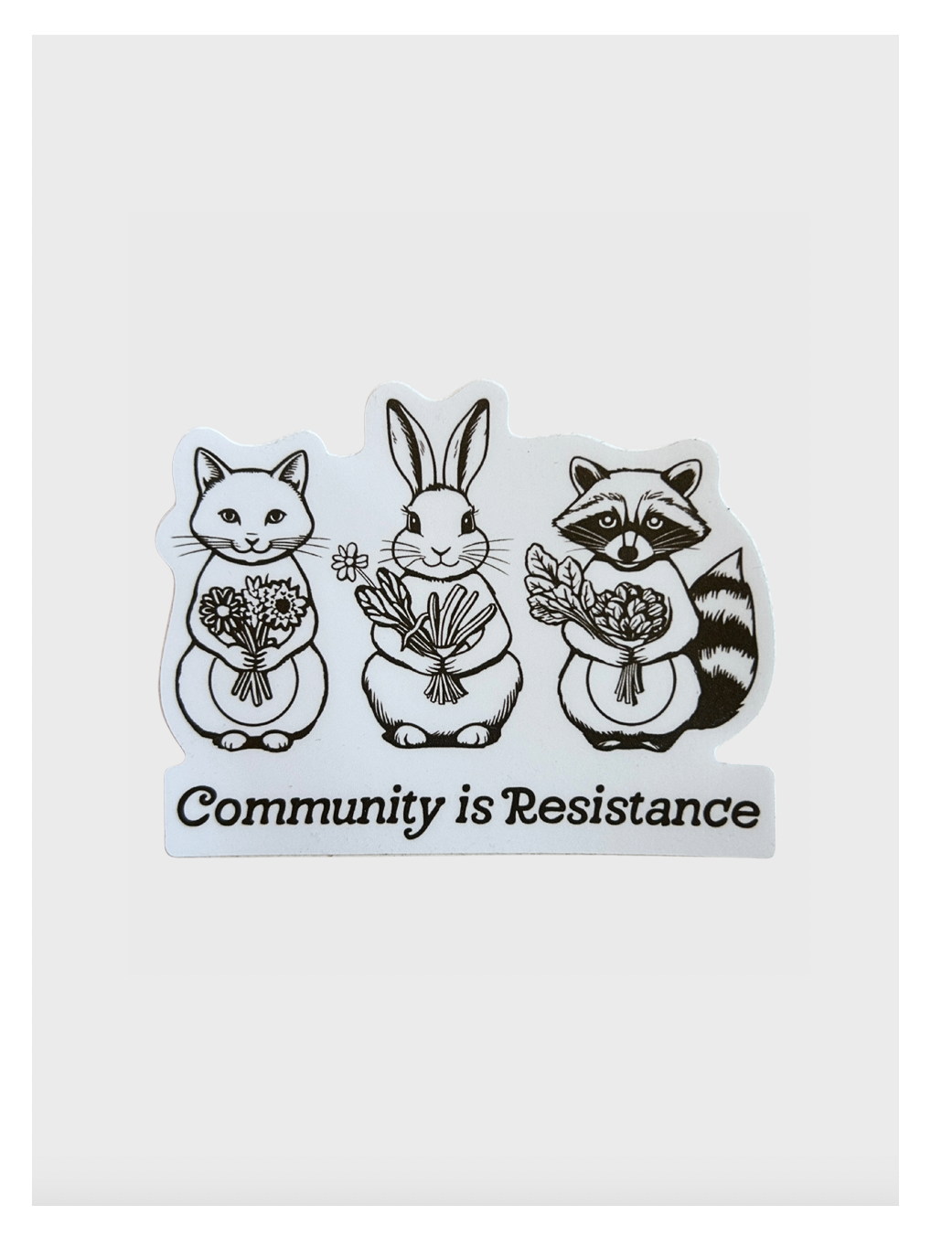 Community is Resistance Sticker