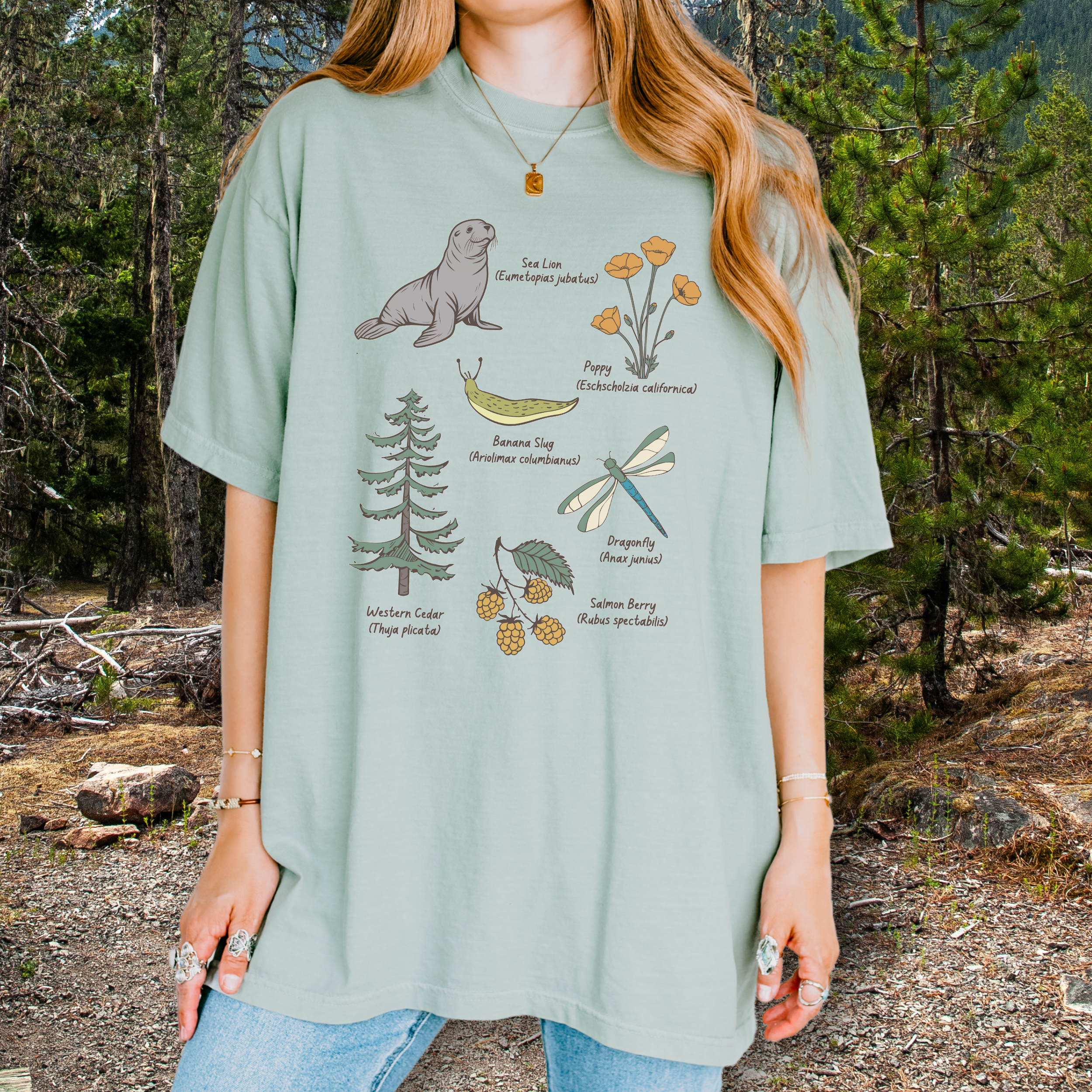 Olympic Peninsula Field Guide Tshirt
