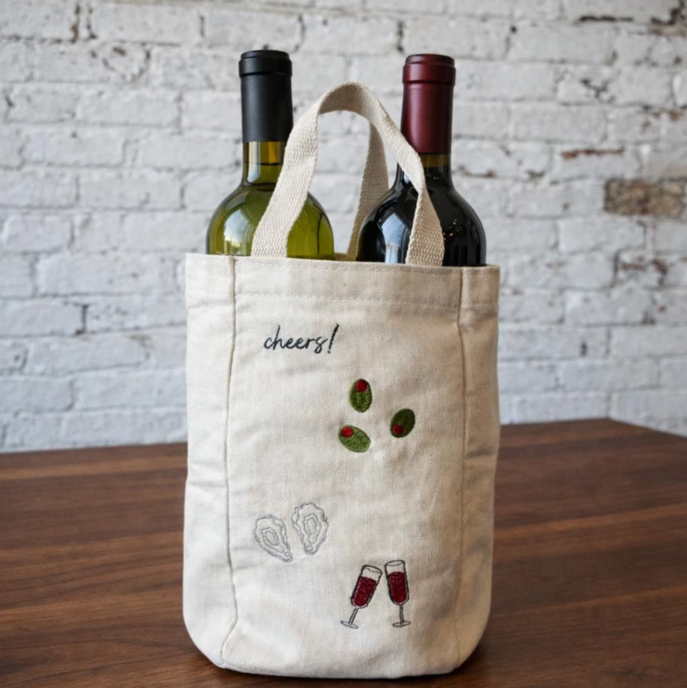 Cheers! Wine Tote