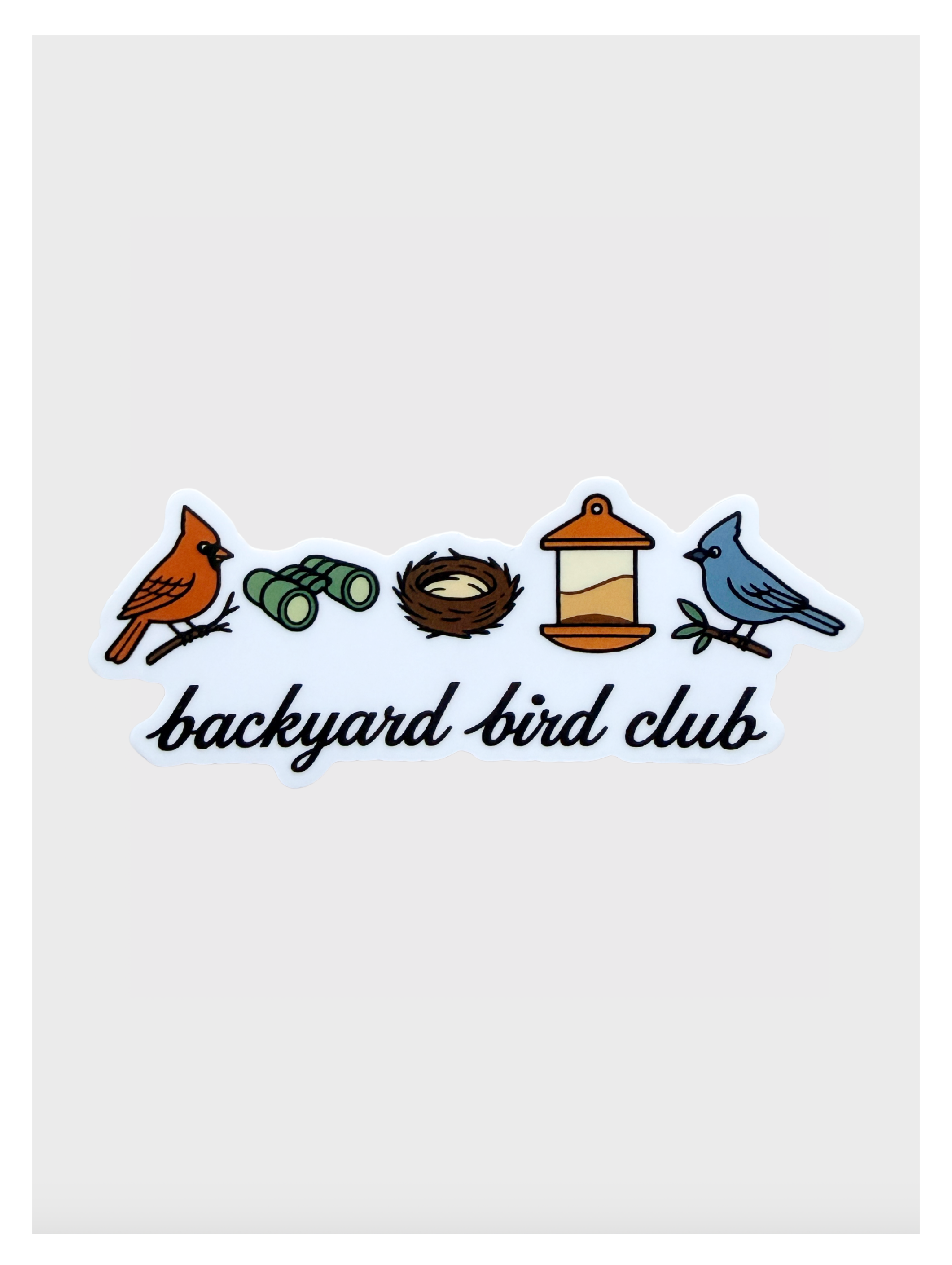 Backyard Bird Club Sticker