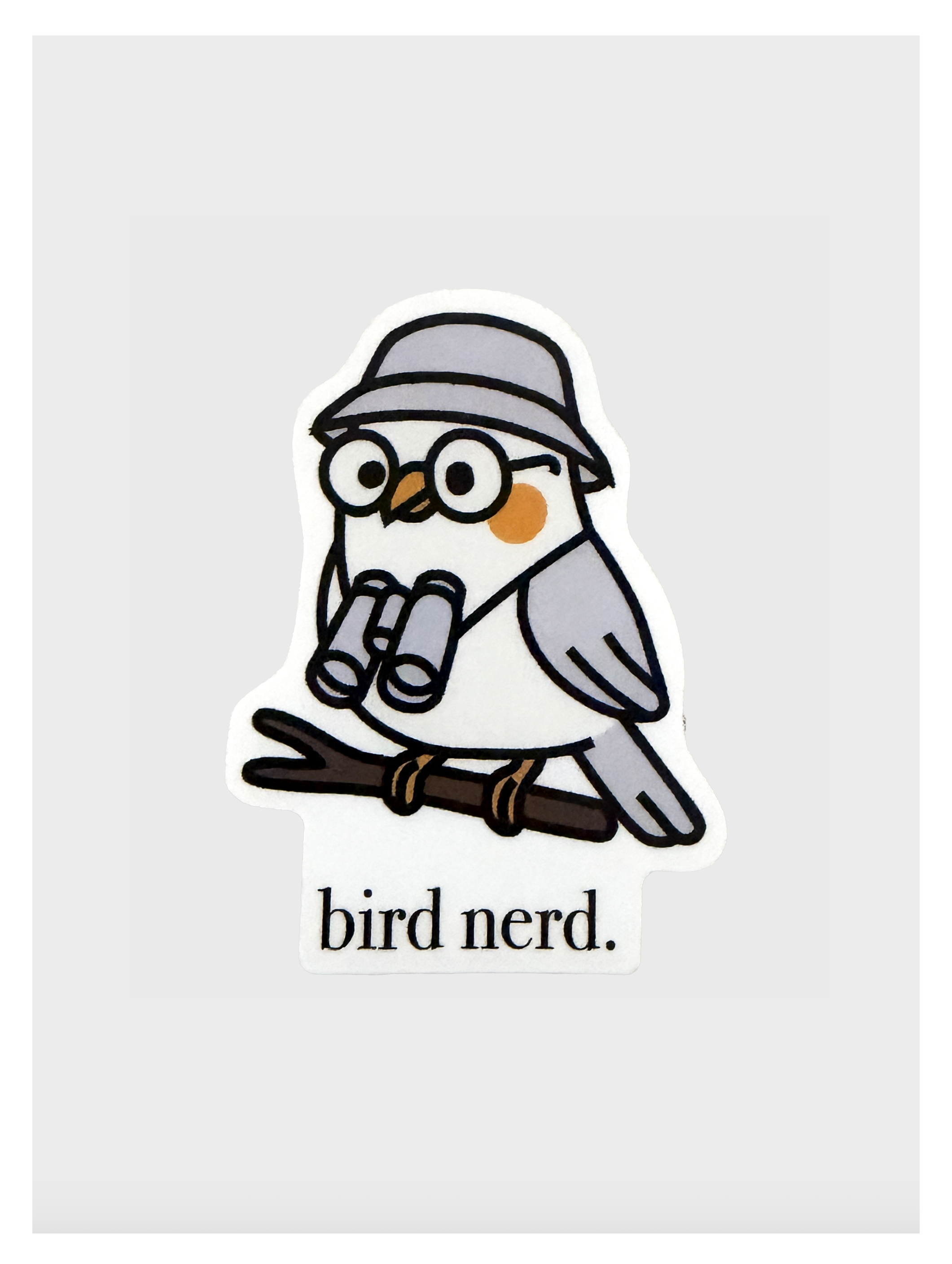 Bird Nerd Sticker