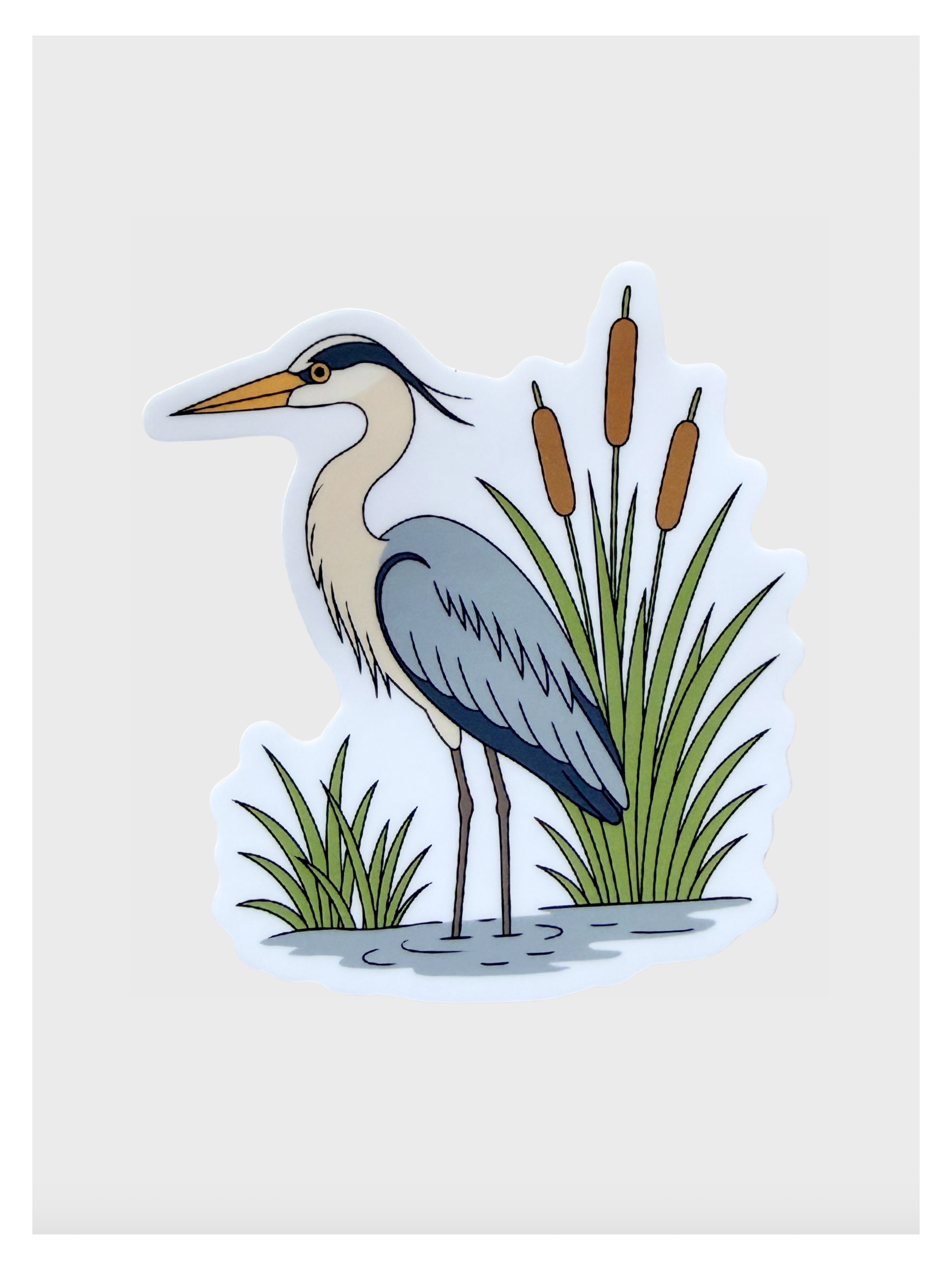 Blue Heron Sticker