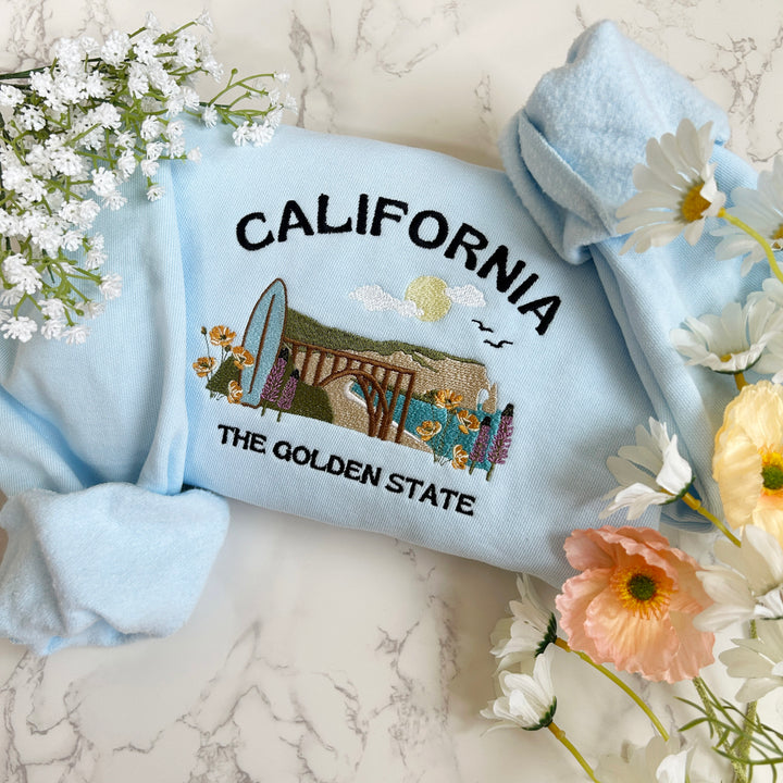 California State Embroidered Sweatshirt