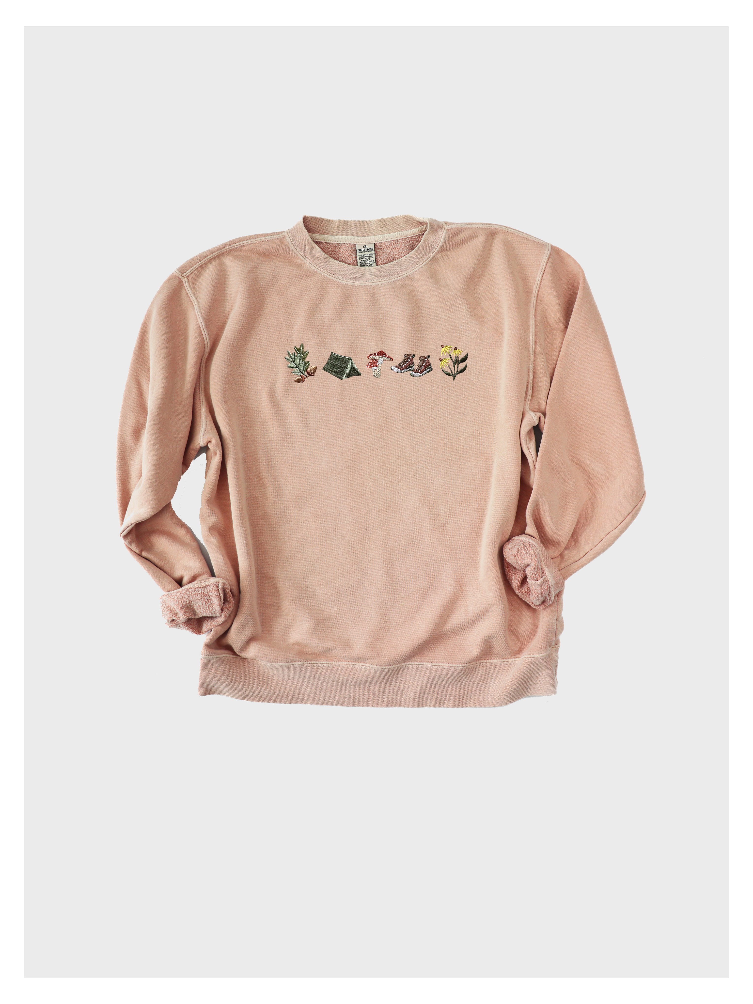 Camping Embroidered Sweatshirt