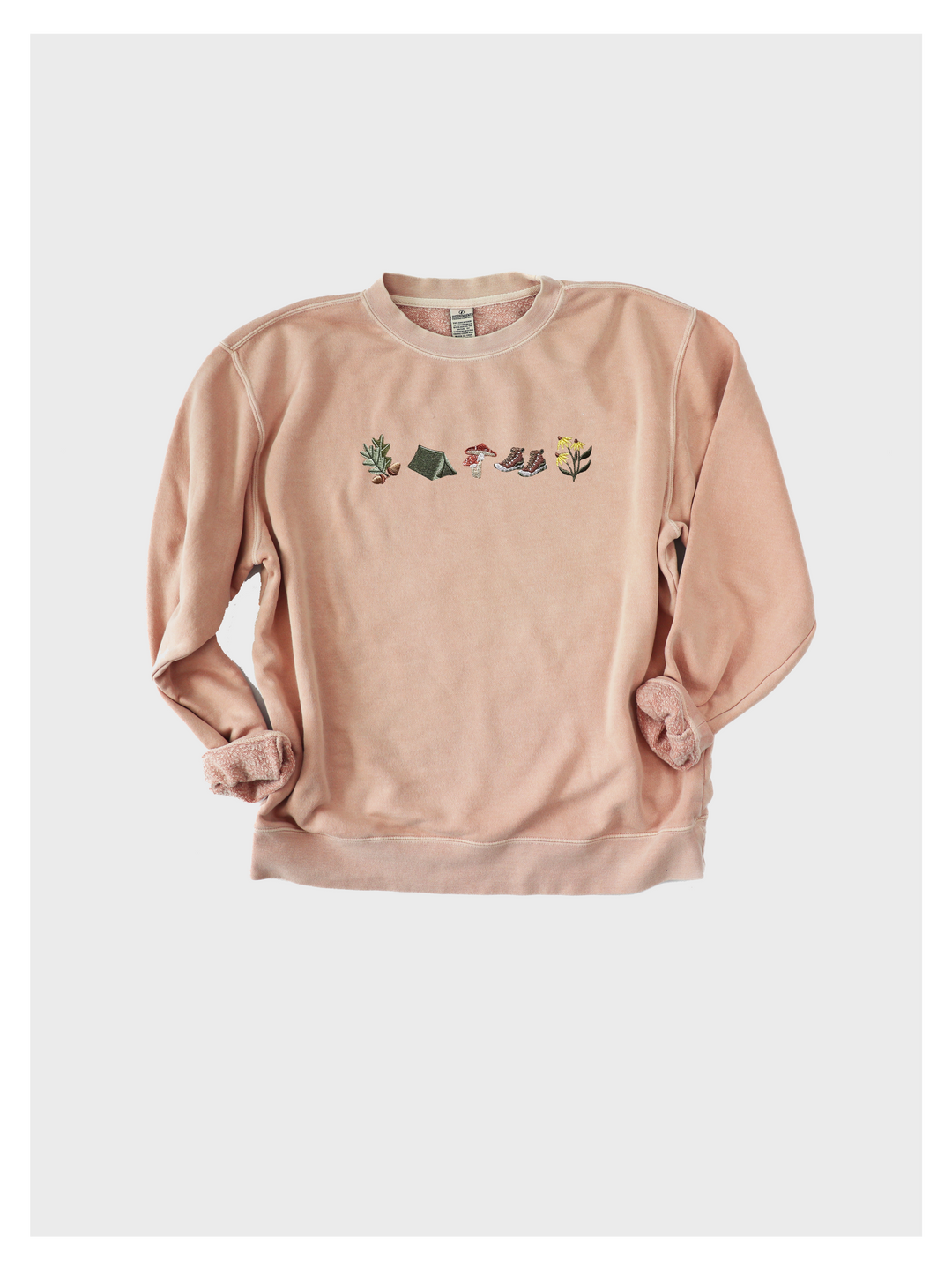 Camping Embroidered Sweatshirt