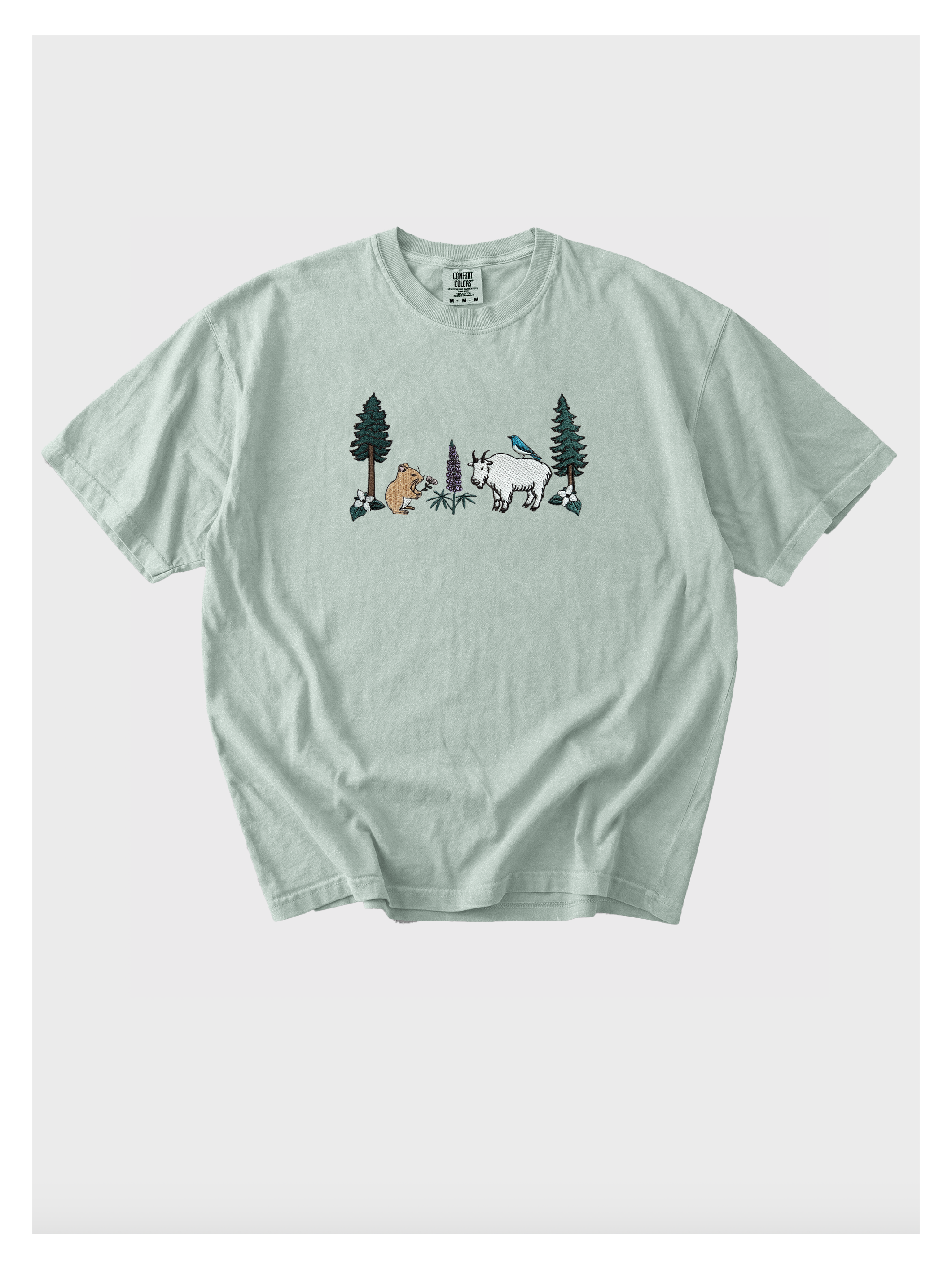 Cascade Field Guide Embroidered Tshirt