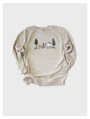 Cascade Mountains Field Guide Embroidered Sweatshirt
