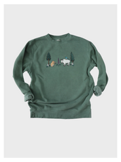 Cascade Mountains Field Guide Embroidered Sweatshirt