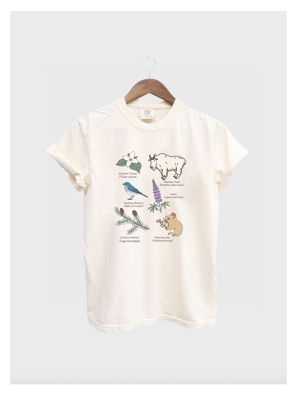 Cascade Mountains Field Guide Tshirt