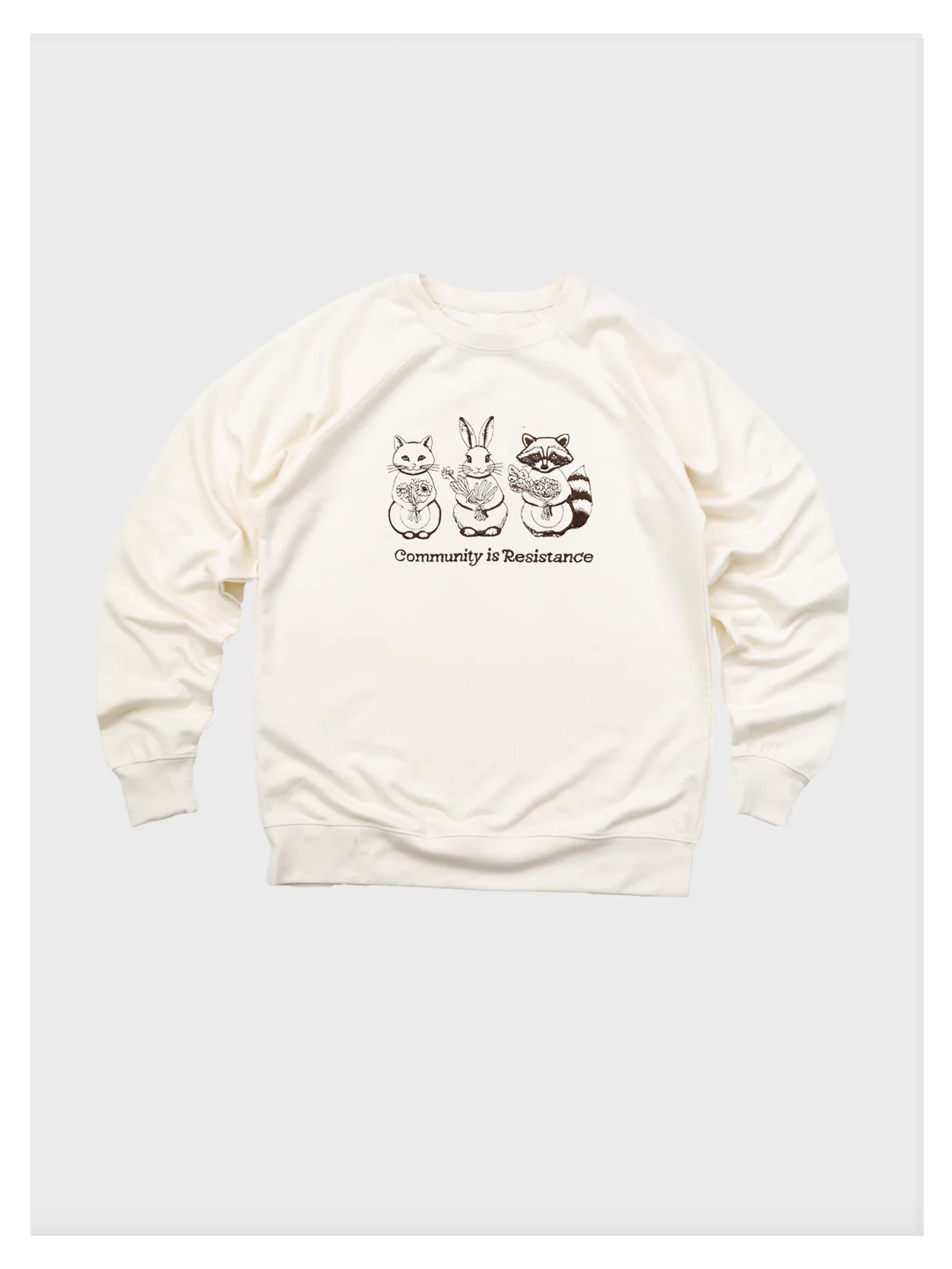 Community is Resistance Embroidered Sweatshirt