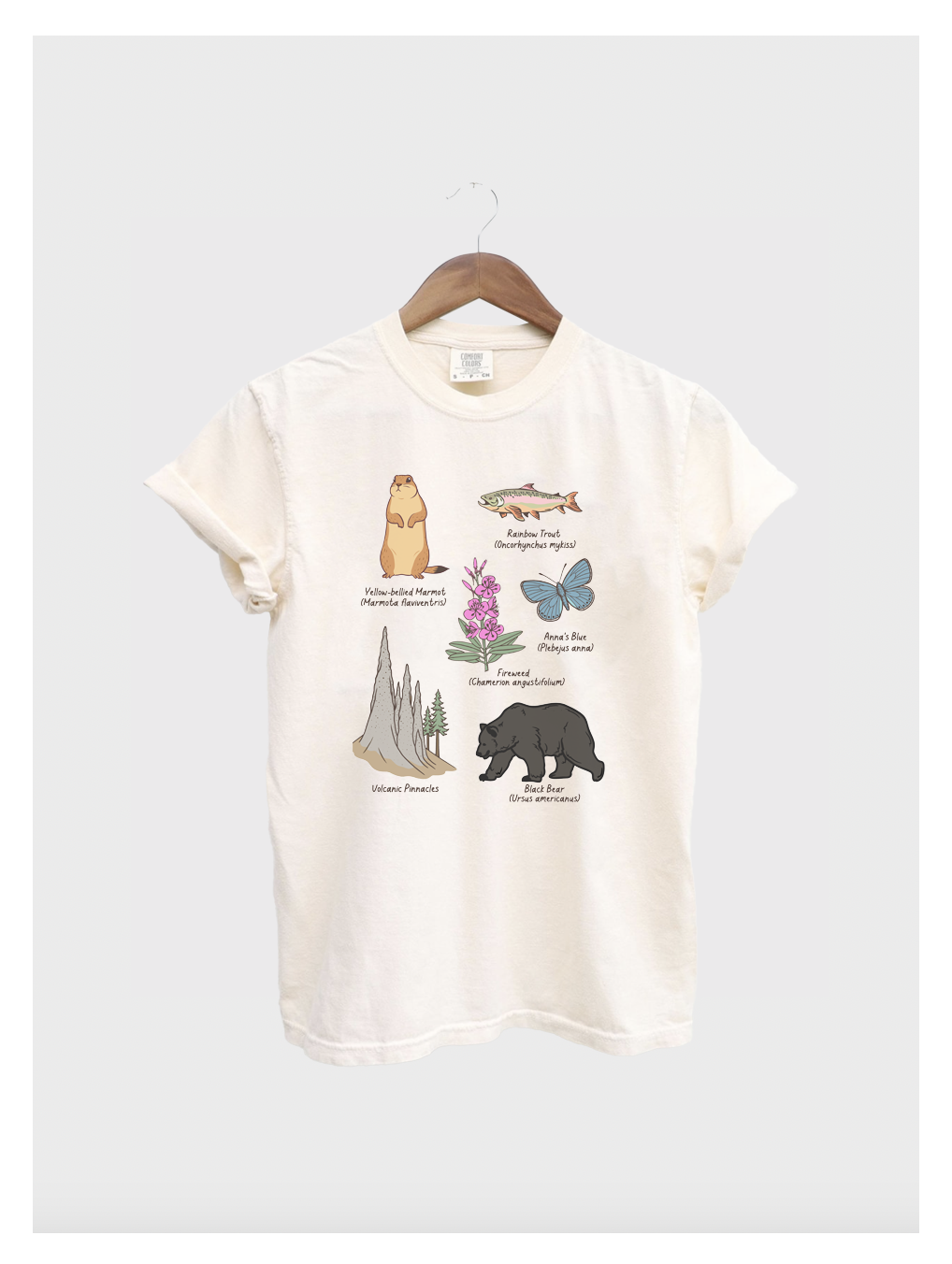 Crater Lake Field Guide Tshirt
