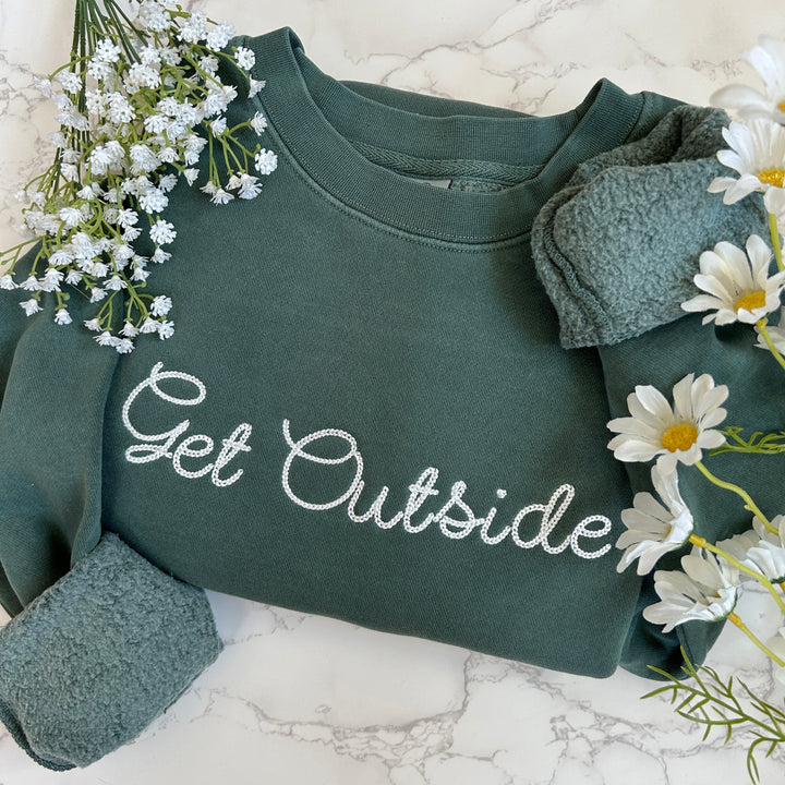 Get Outside Embroidered Sweatshirt