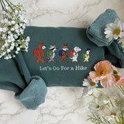 Let's Go For a Hike Embroidered Sweatshirt