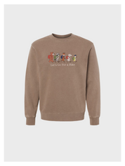 Let's Go For a Hike Embroidered Sweatshirt