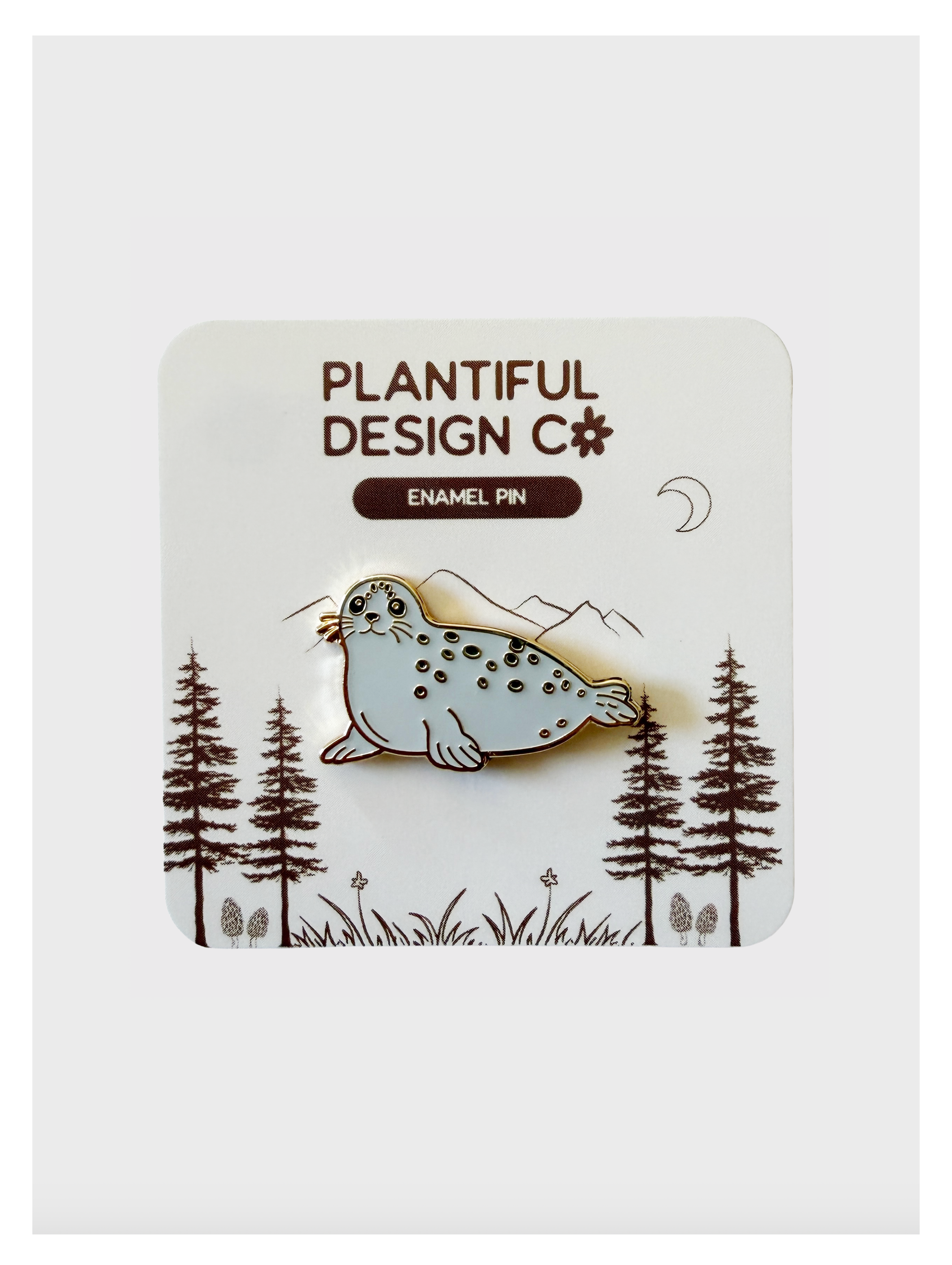Harbor Seal Enamel Pin