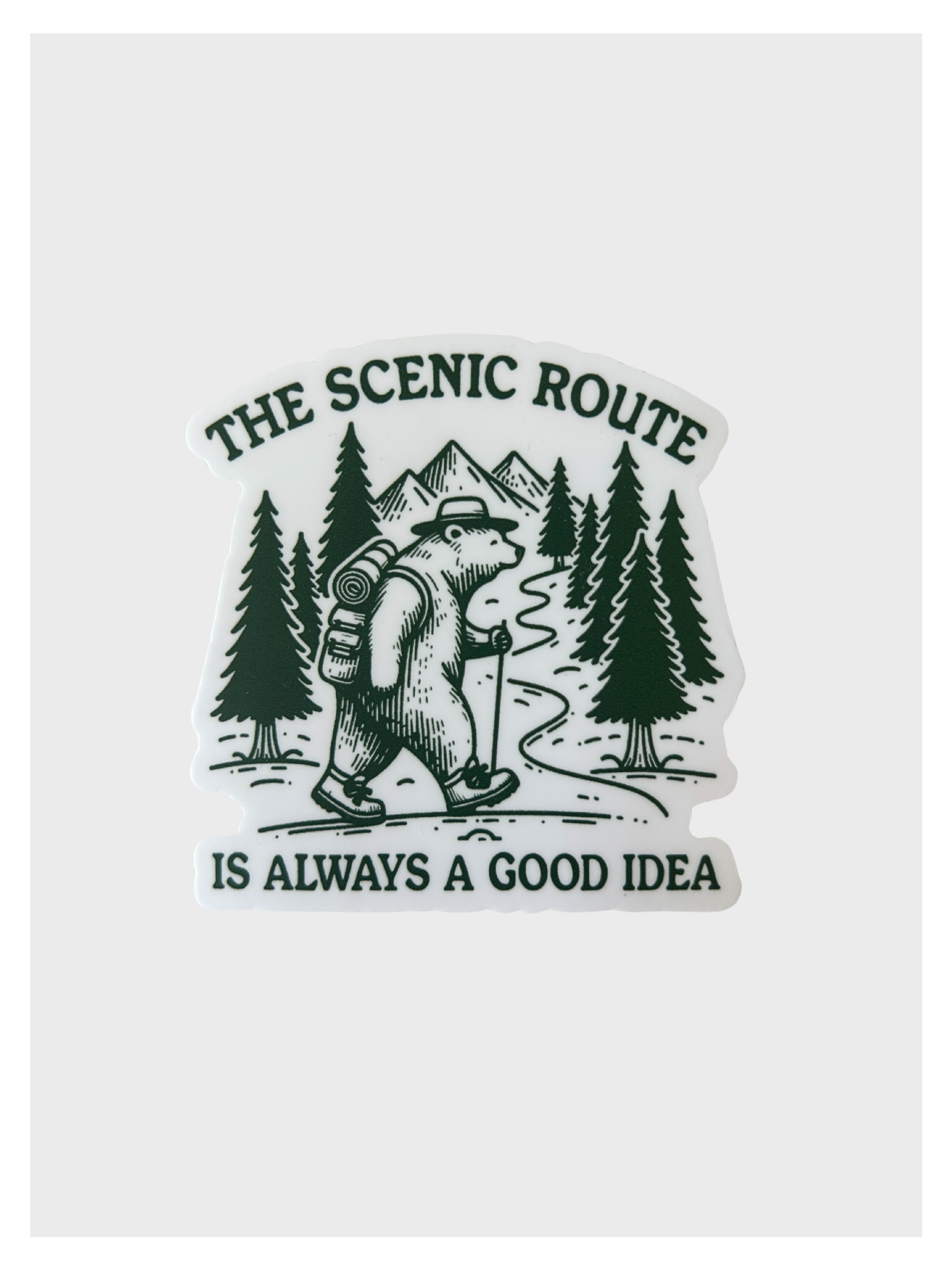 Scenic Route Sticker