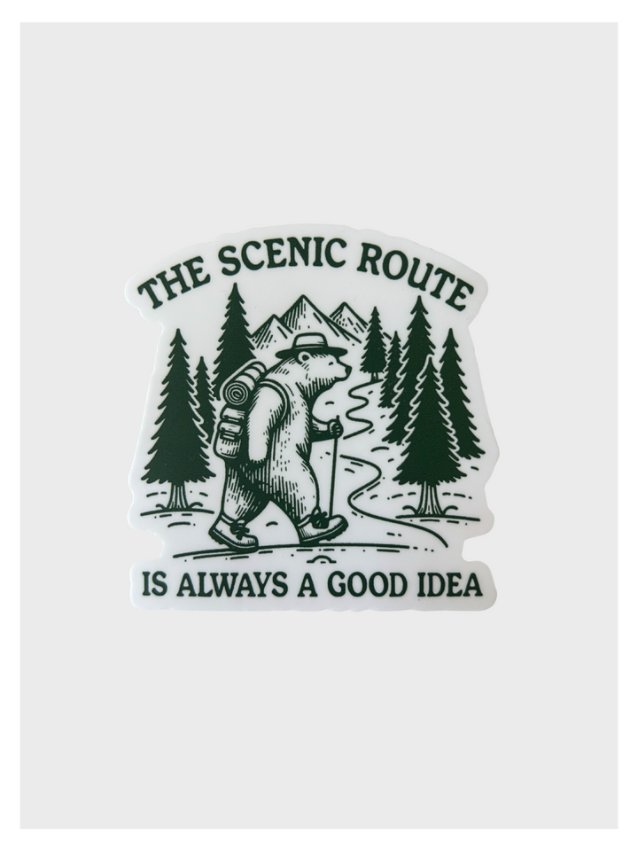 Scenic Route Sticker