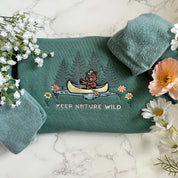 Keep Nature Wild Embroidered Sweatshirt