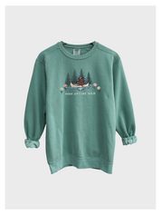 Keep Nature Wild Embroidered Sweatshirt