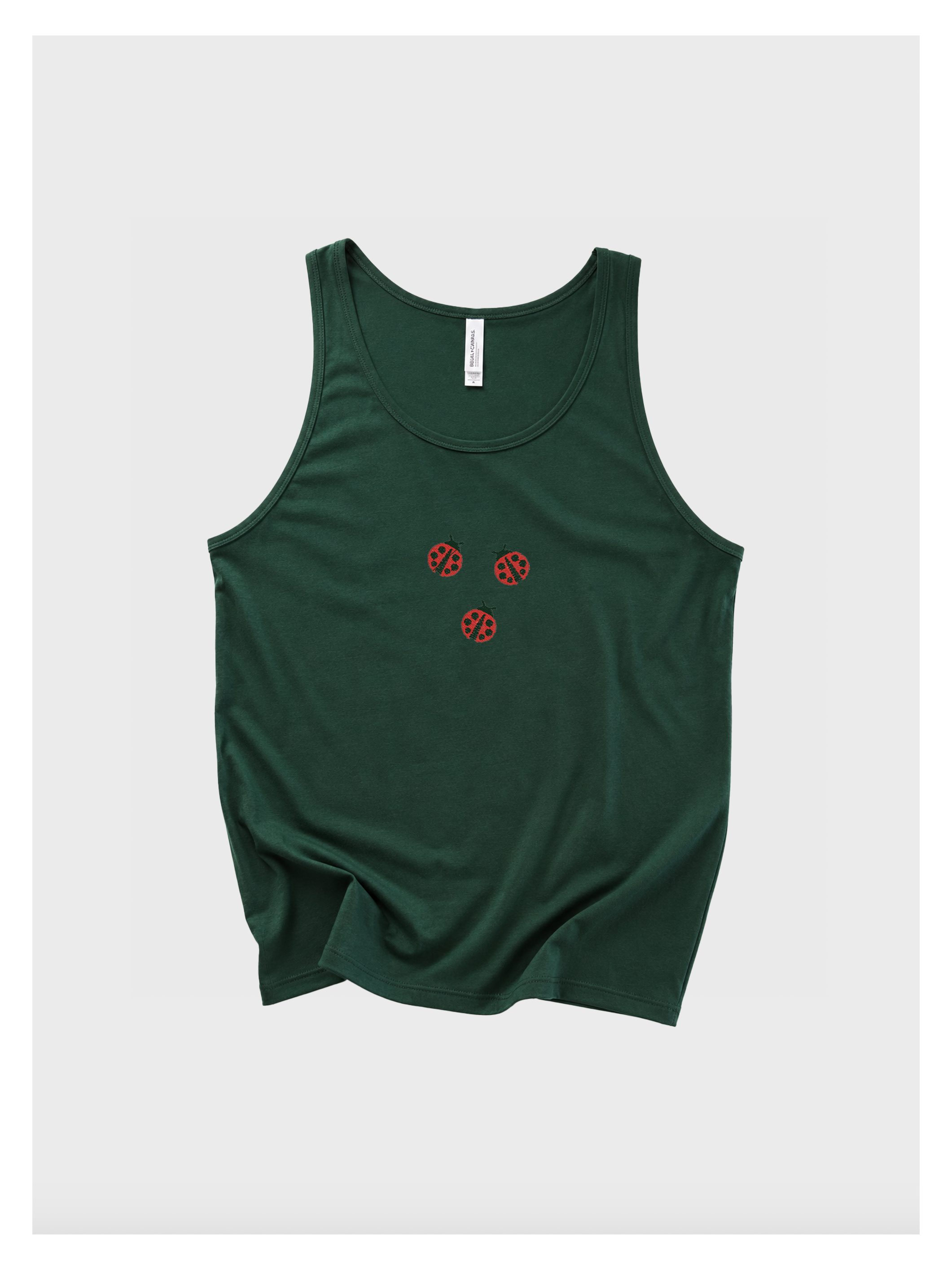Ladybug Embroidered Tank Top