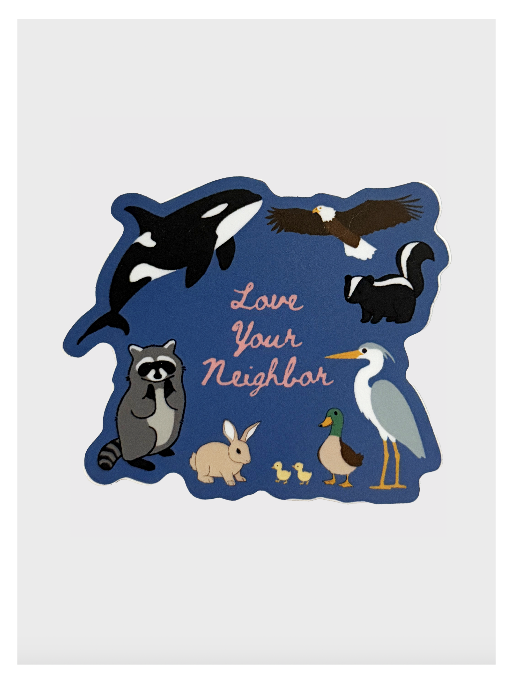 Love Your Neighbor Sticker