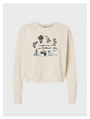 Meet Me in Ballard Women's Mid-Length Embroidered Sweatshirt