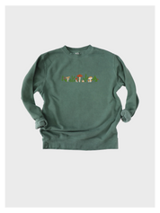 Mushroom Embroidered Sweatshirt