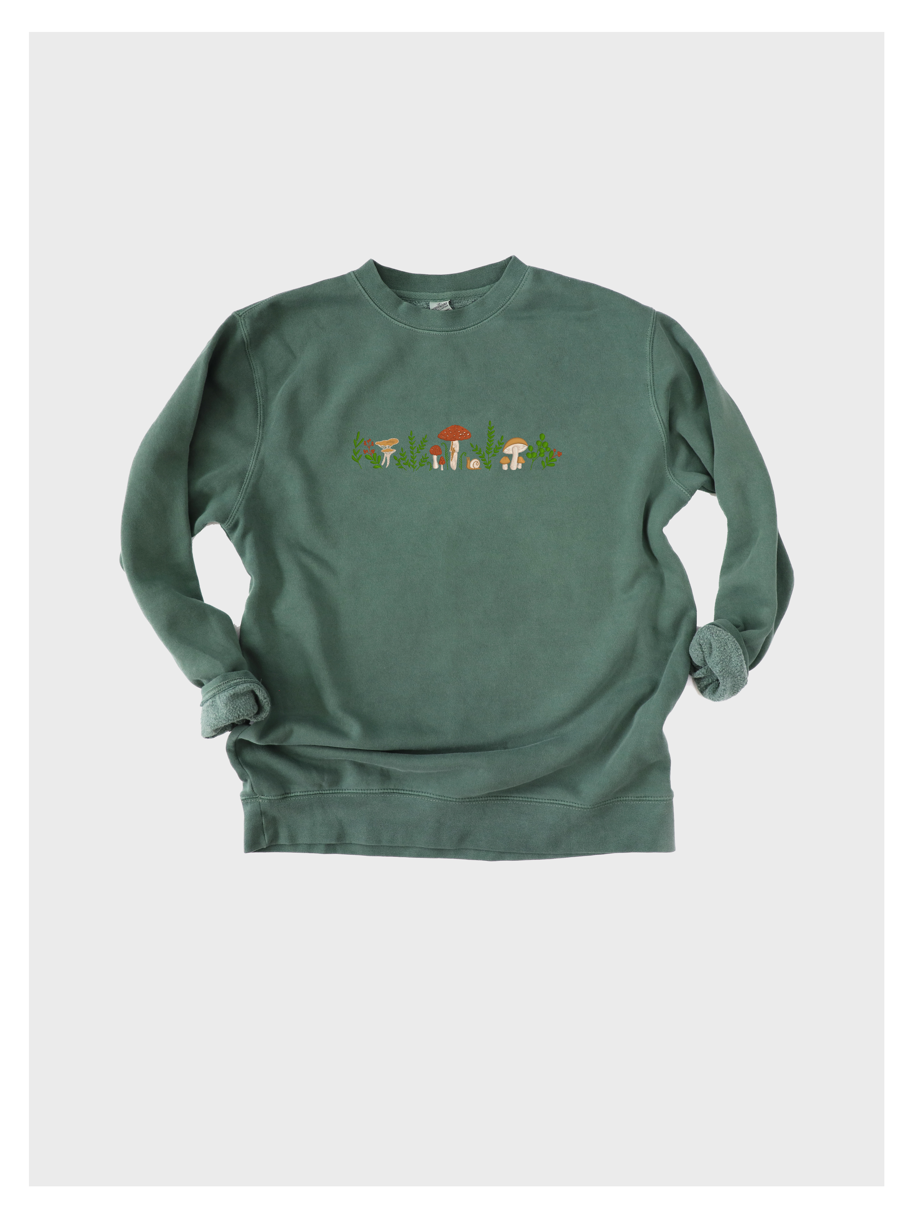 Mushroom Embroidered Sweatshirt