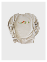 Mushroom Embroidered Sweatshirt