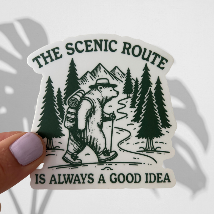 Scenic Route Sticker