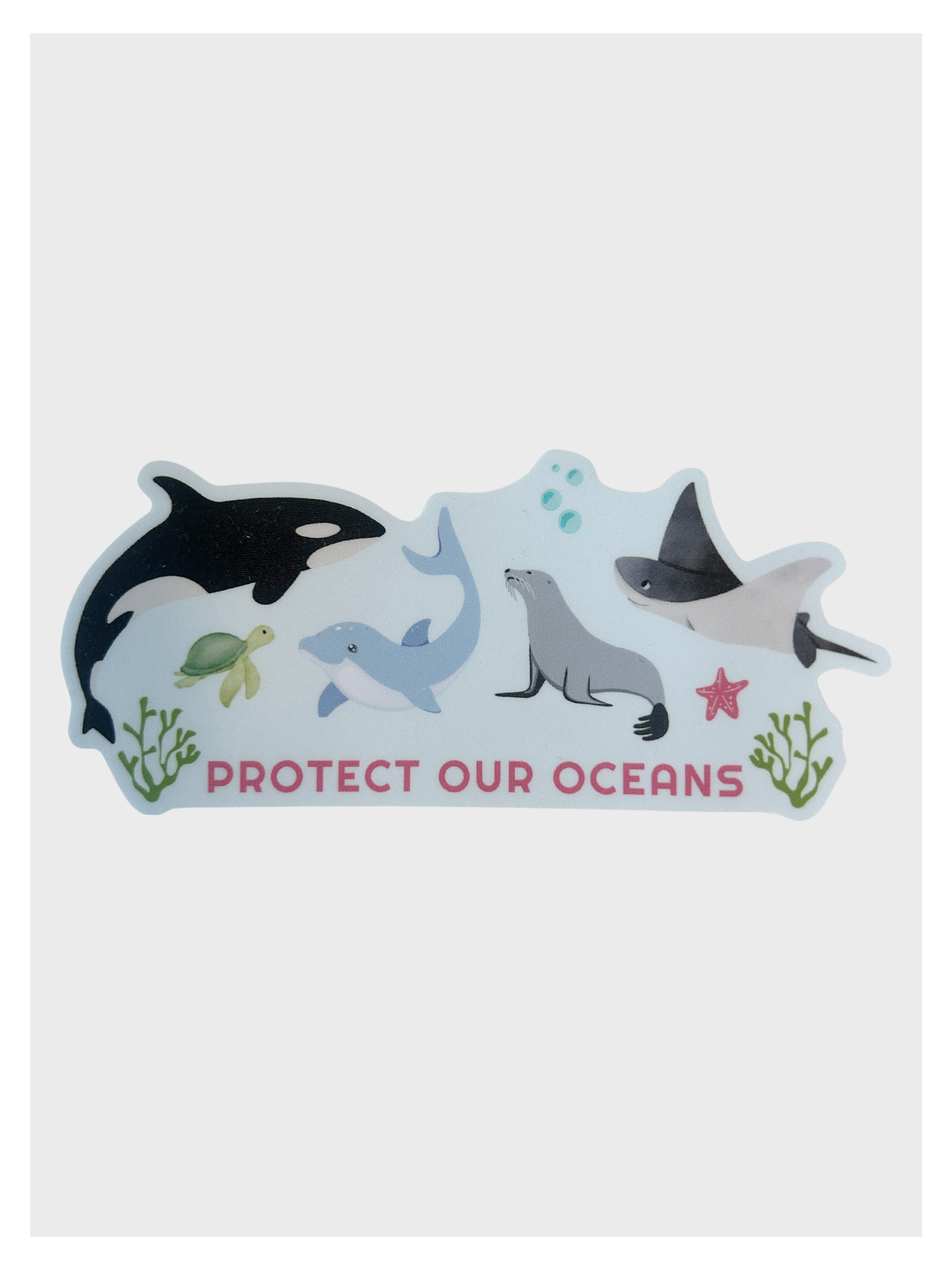 Protect Our Oceans Sticker