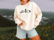 Olympic Peninsula Field Guide Embroidered Sweatshirt