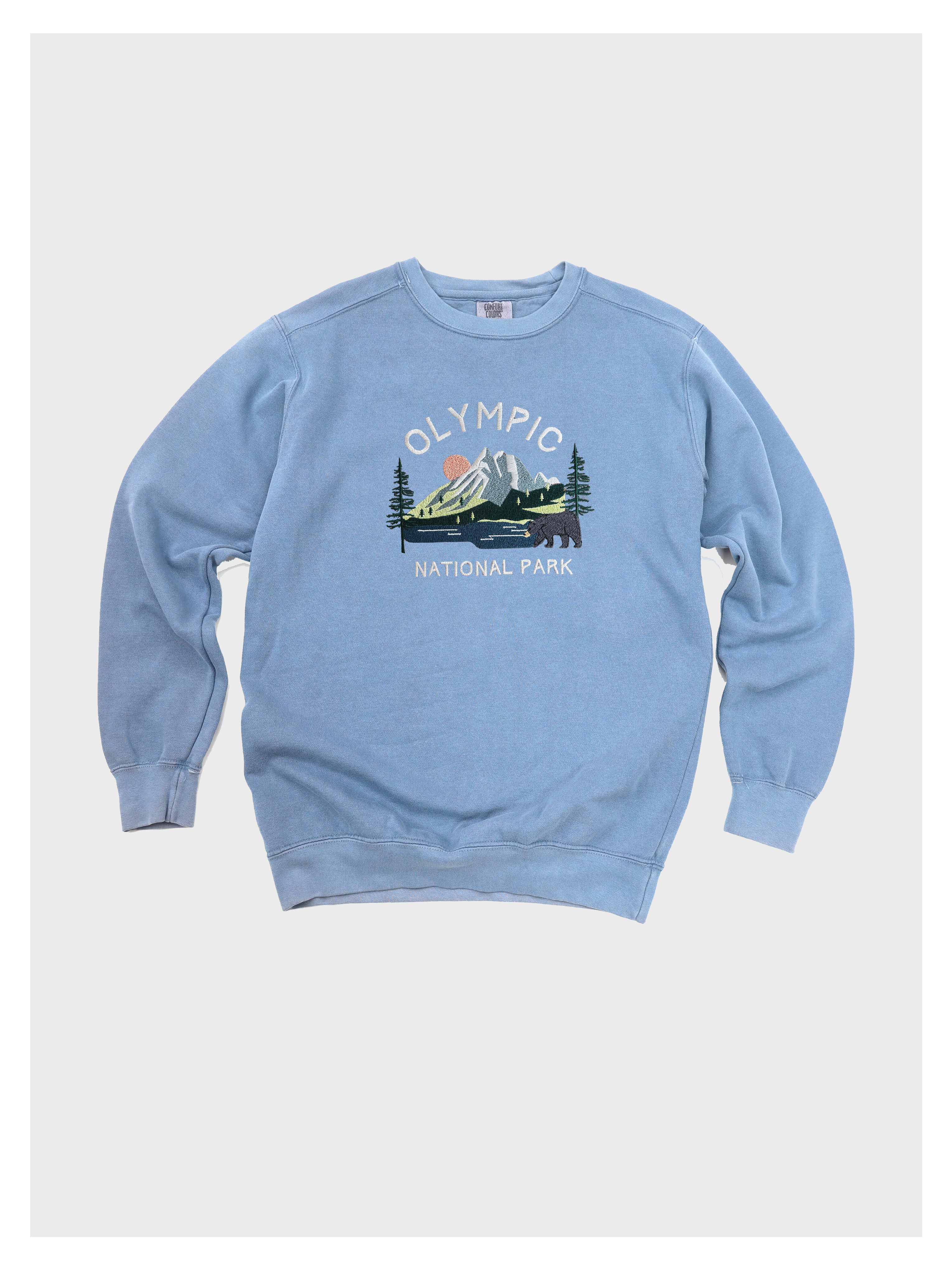 Olympic National Park Embroidered Sweatshirt