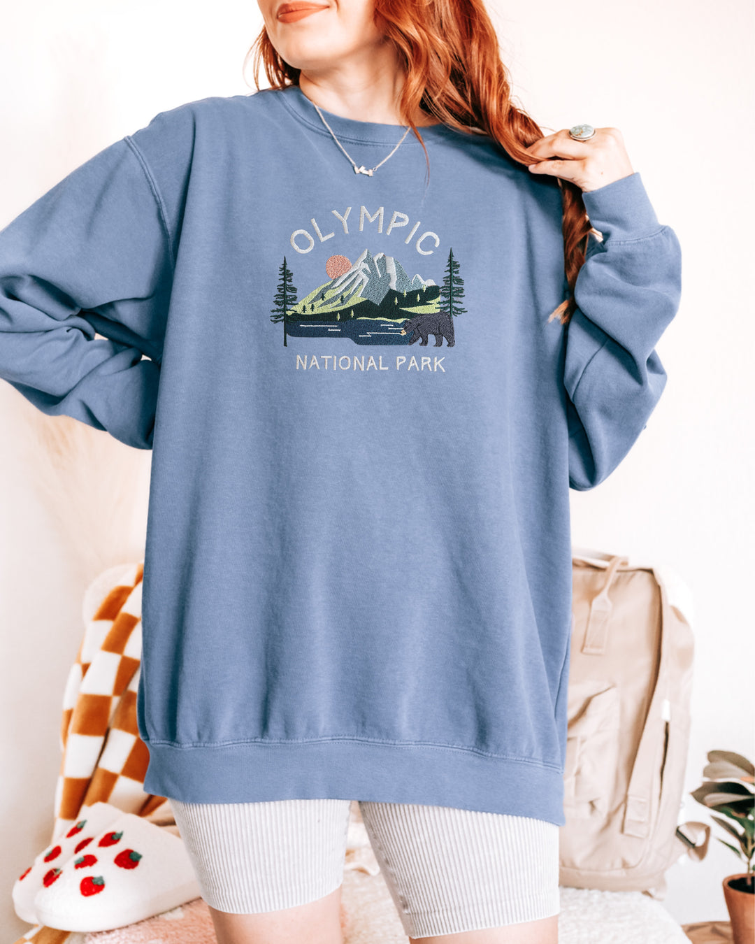 Olympic National Park Embroidered Sweatshirt