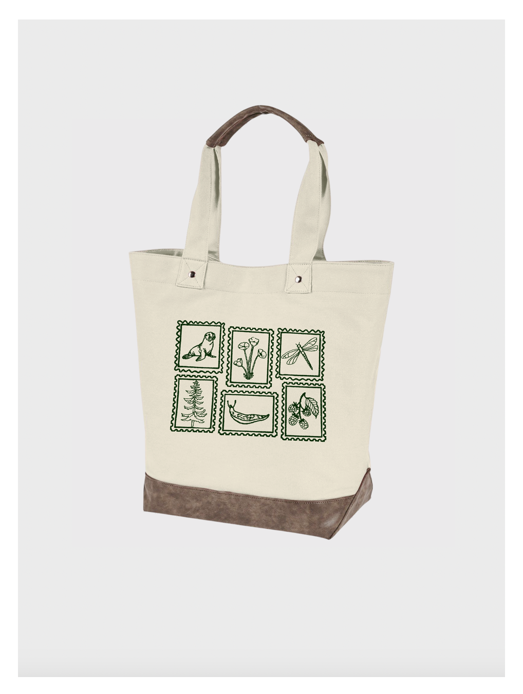 Olympic Peninsula Field Guide Tote Bag