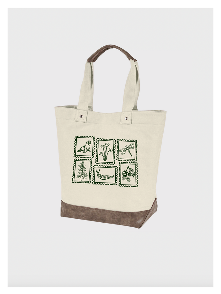 Olympic Peninsula Field Guide Tote Bag