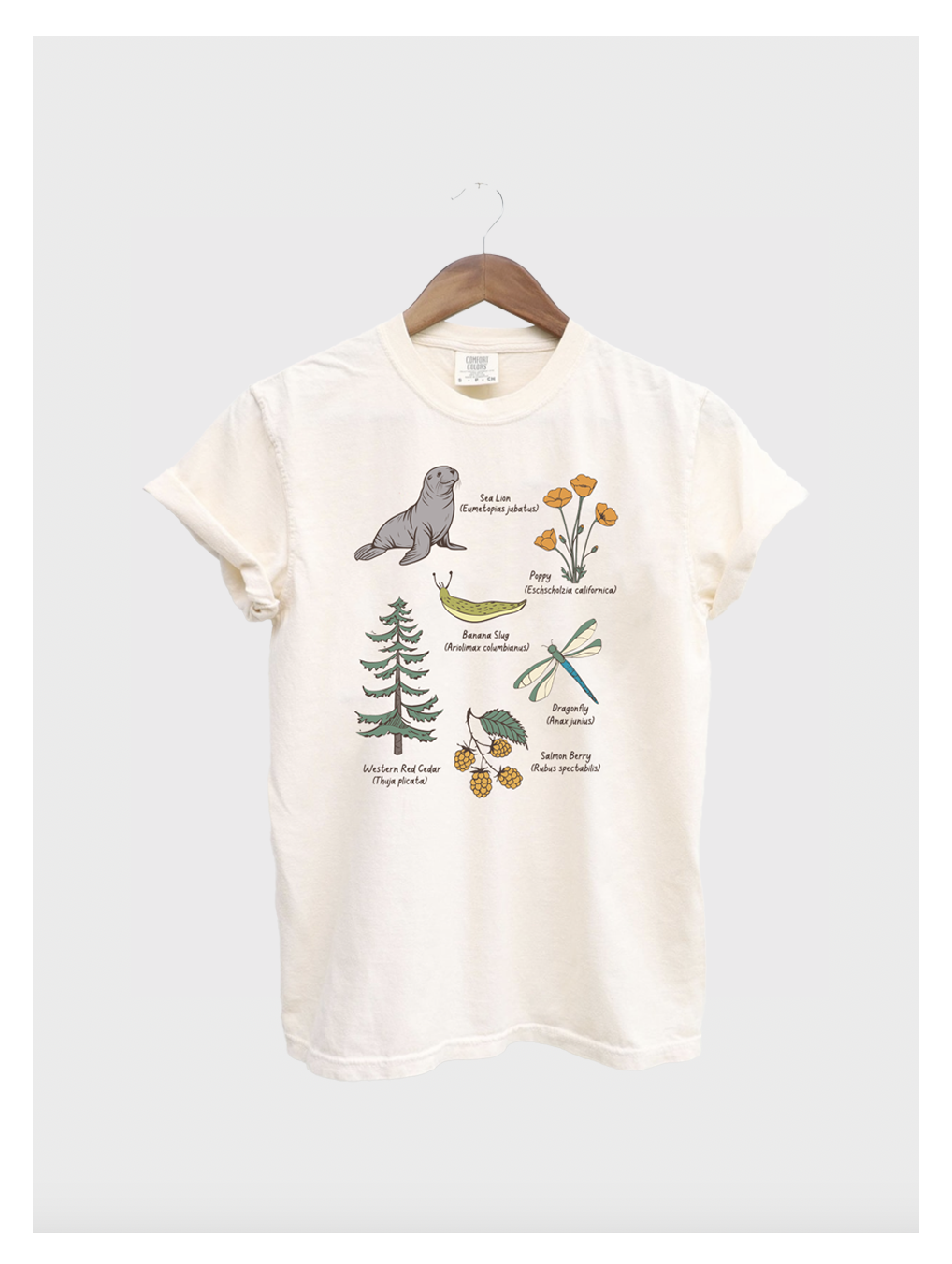 Olympic Peninsula Field Guide Tshirt
