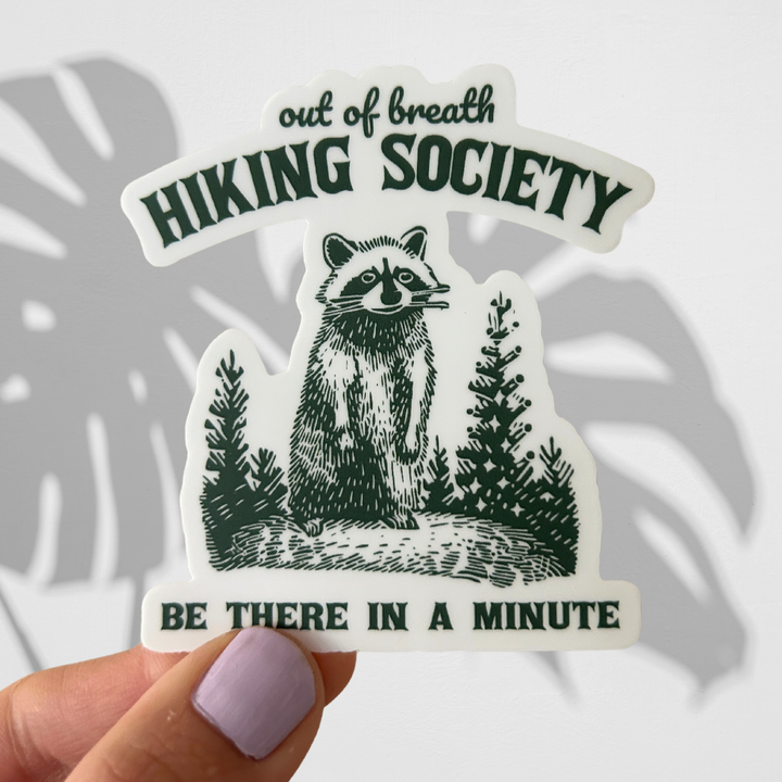 Hiking Society Sticker