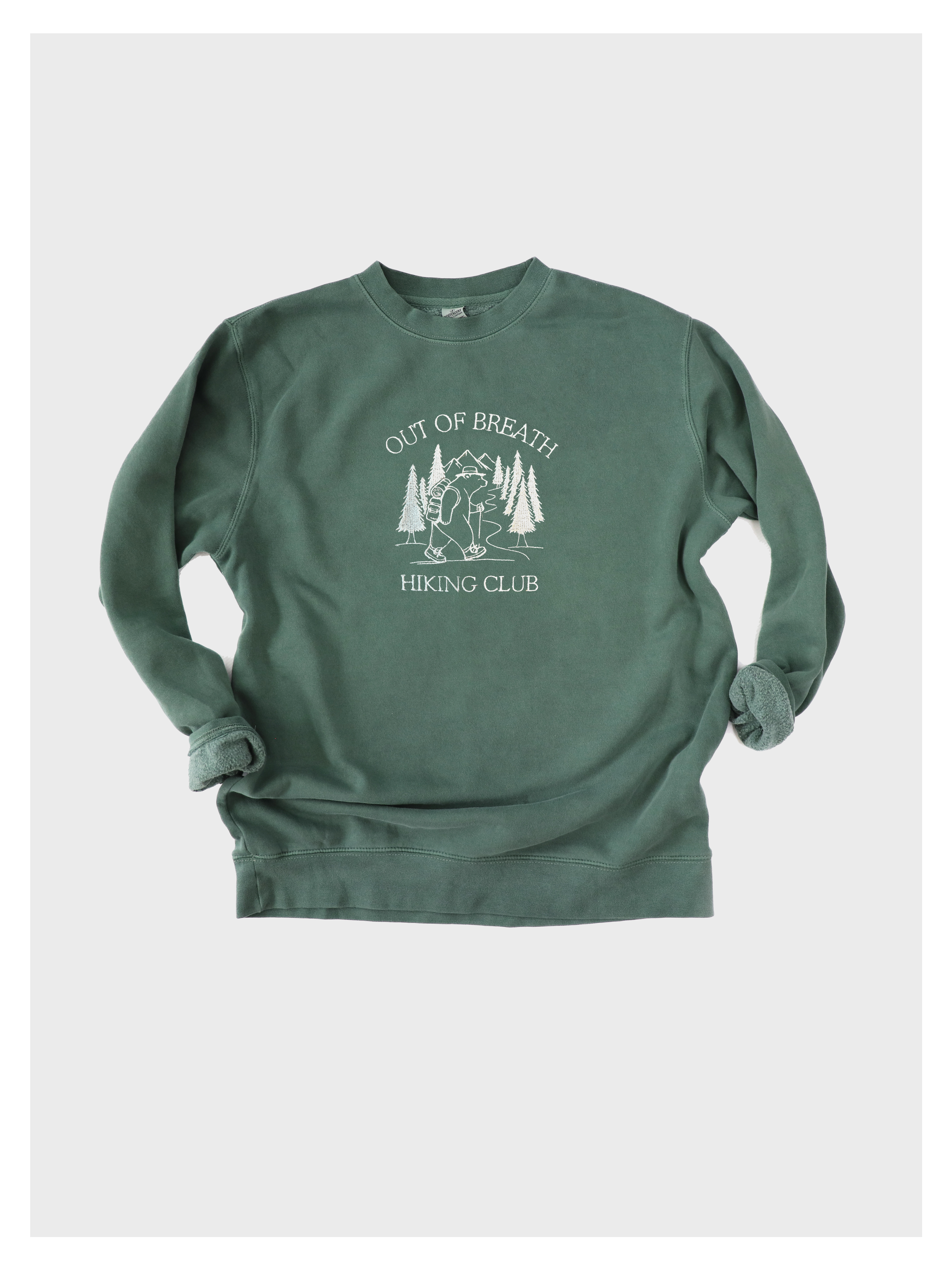 Out of Breath Embroidered Sweatshirt