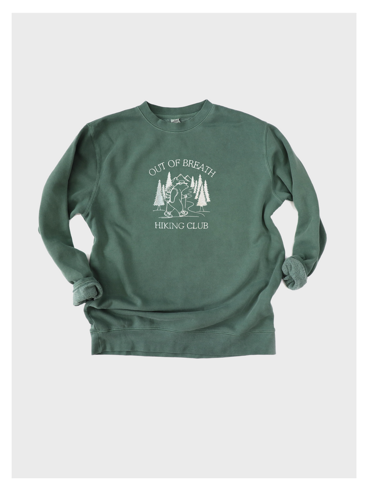 Out of Breath Embroidered Sweatshirt