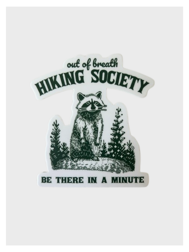 Hiking Society Sticker