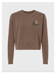 Pika & Lupine Embroidered Women's Sweatshirt