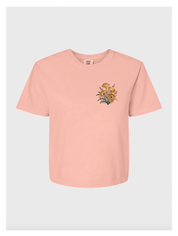 California Poppy Embroidered Tshirt