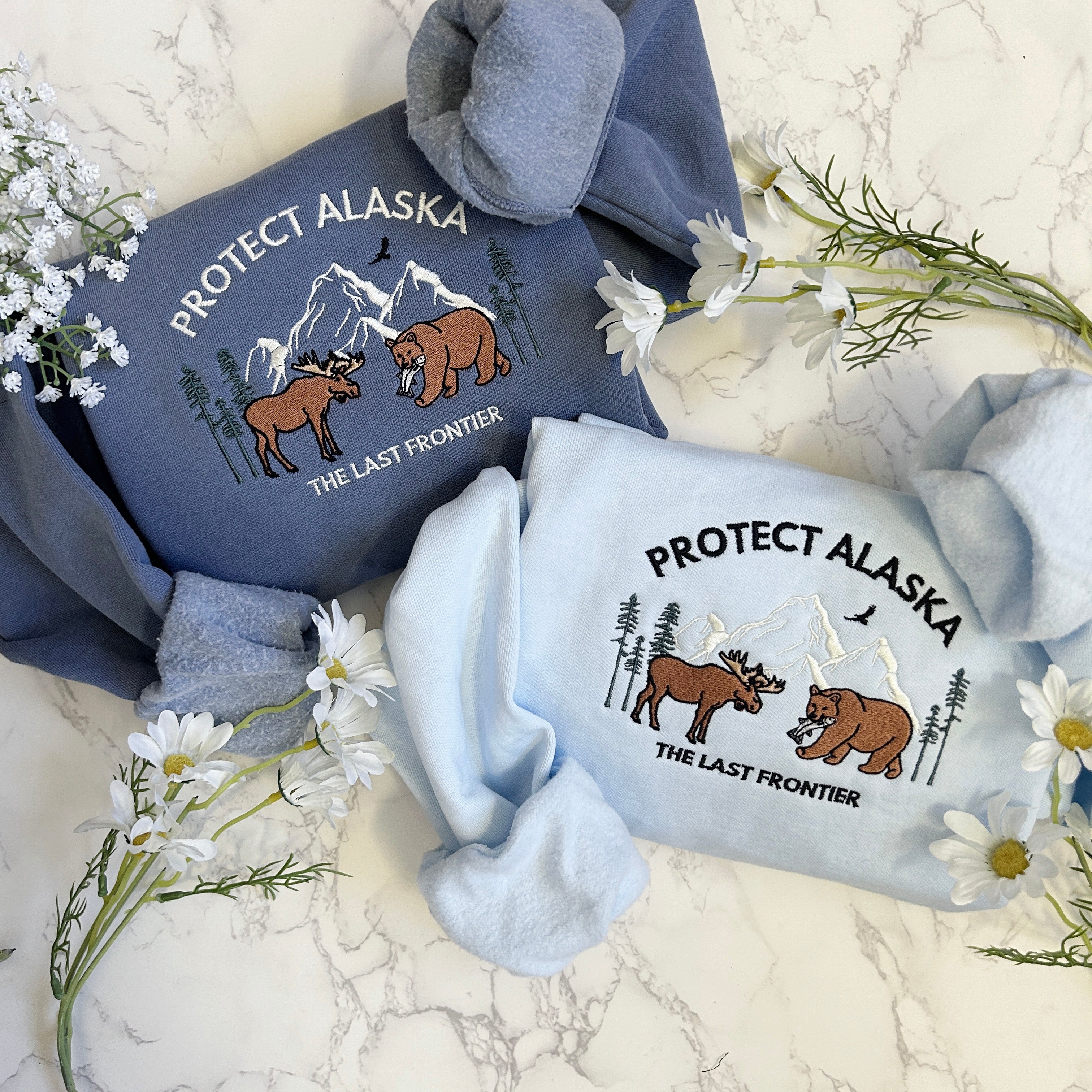 Protect Alaska Embroidered Sweatshirt