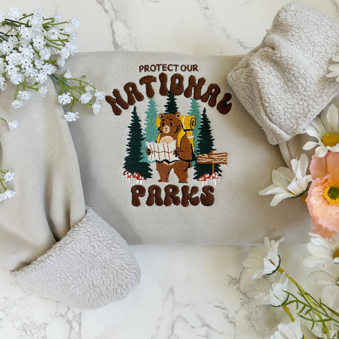 Protect Our National Parks Embroidered Sweatshirt