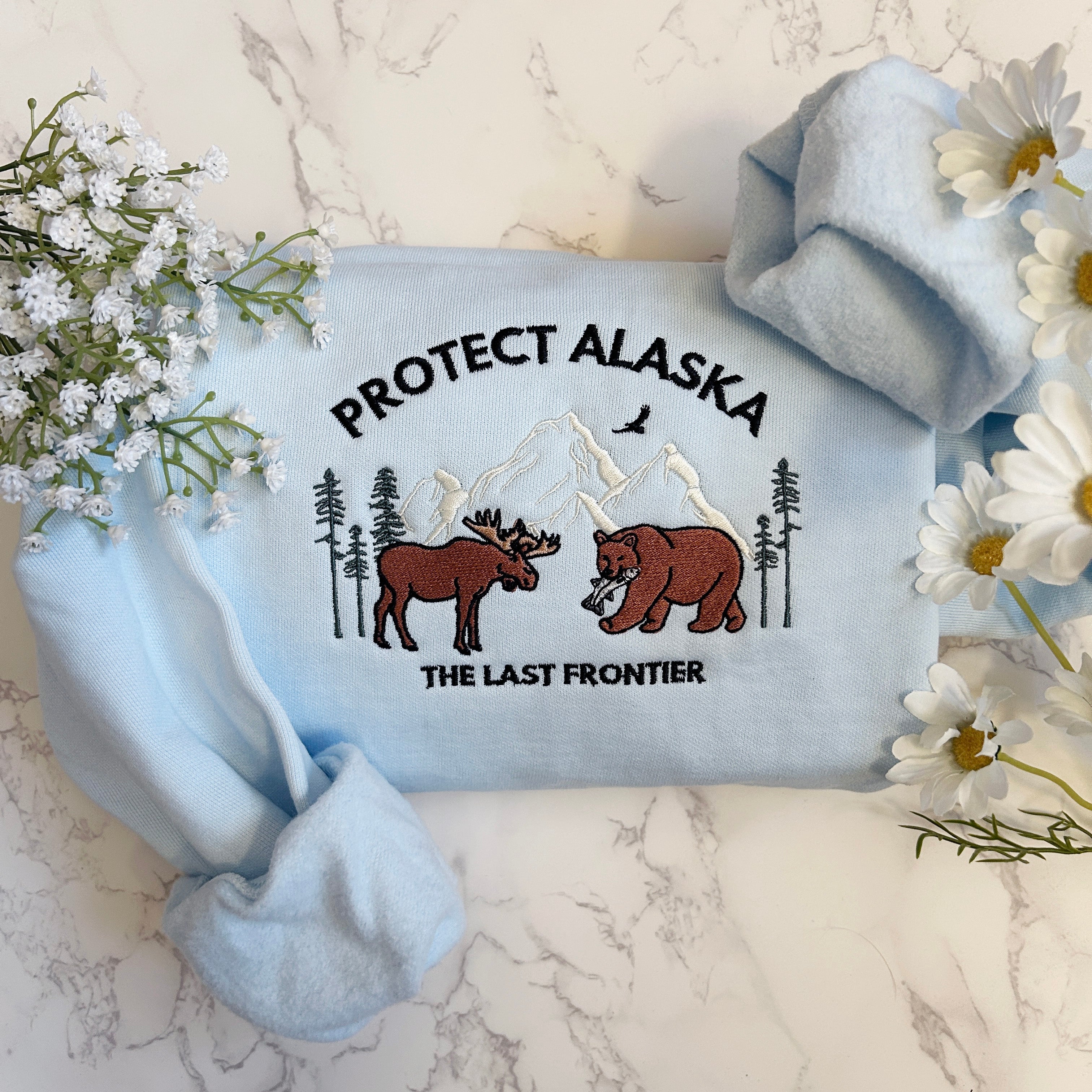 Protect Alaska Embroidered Sweatshirt