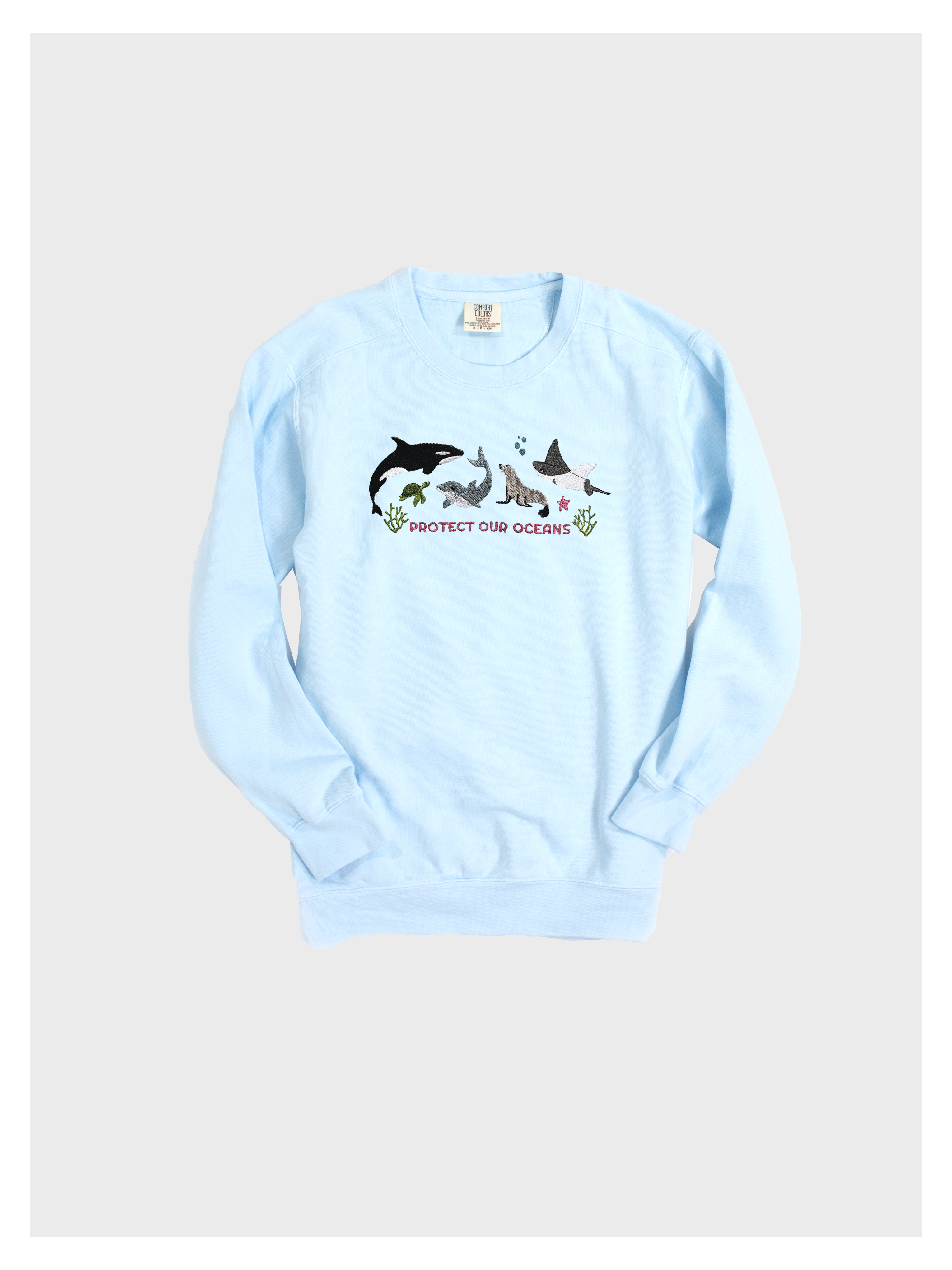Protect Our Oceans Embroidered Sweatshirt