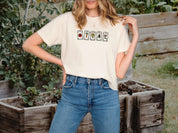 Garden Seed Packet Embroidered Tshirt